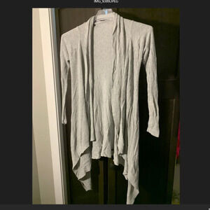 The Limited gray shawl/cardigan wrap sweater